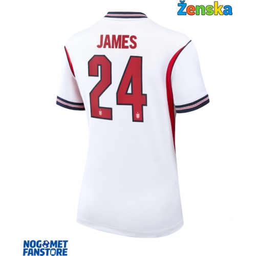 Engleska Reece James #24 Domaci Dres za Ženska SP 2026 Kratak Rukav